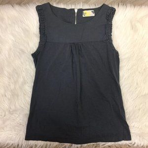 Ben and Lucia Sleeveless Ruffle Trim Soft Top